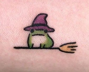 small frog tattoo 0022