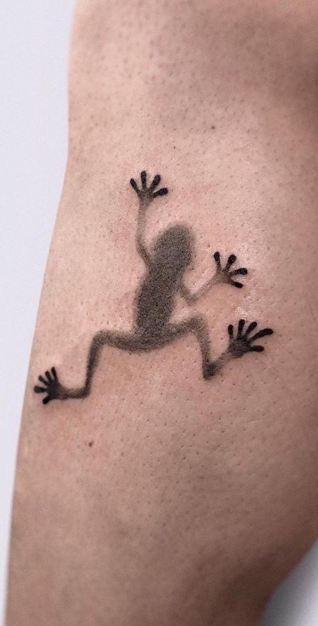 small frog tattoo 0029