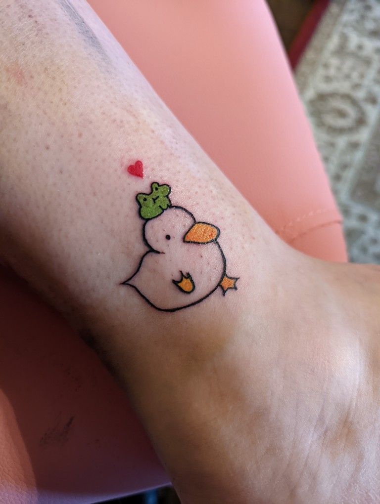 small frog tattoo 0033