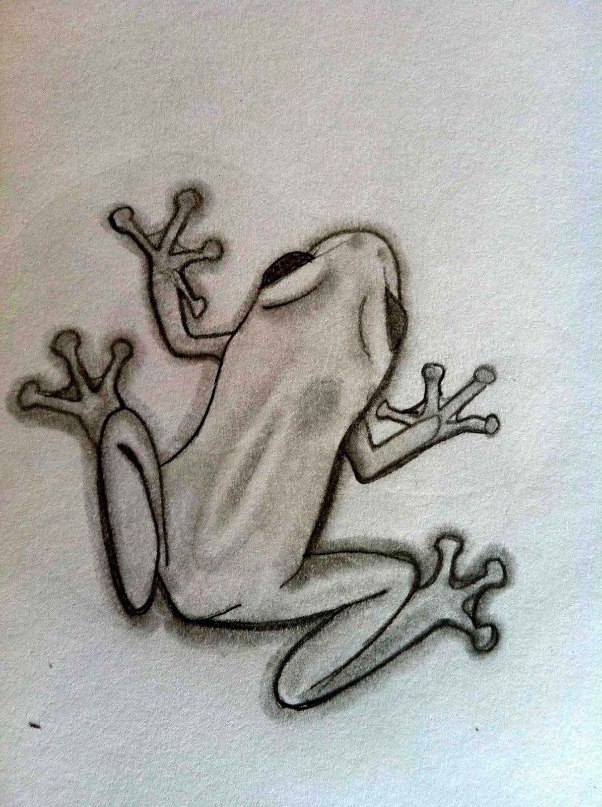 small frog tattoo 0039