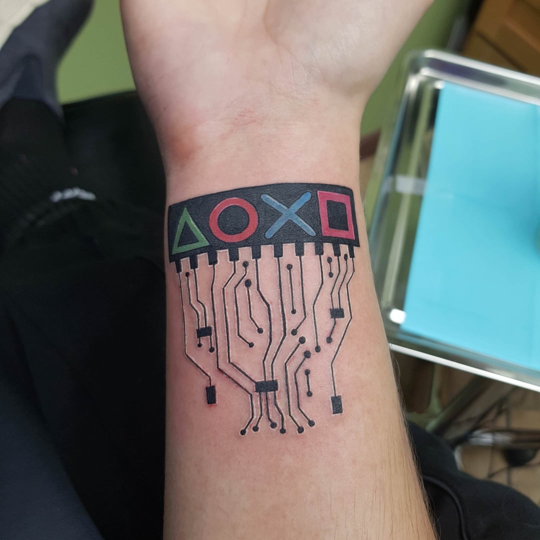 small gaming tattoo ideas