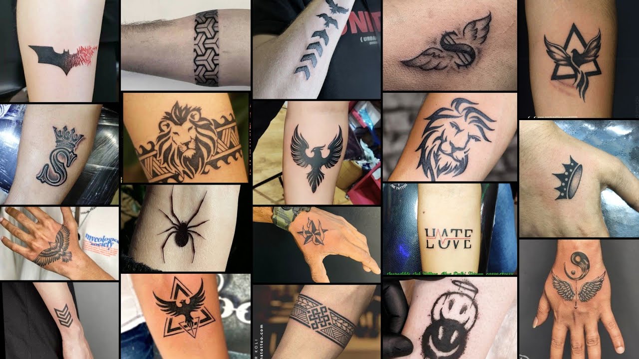 small hand tattoo men ideas