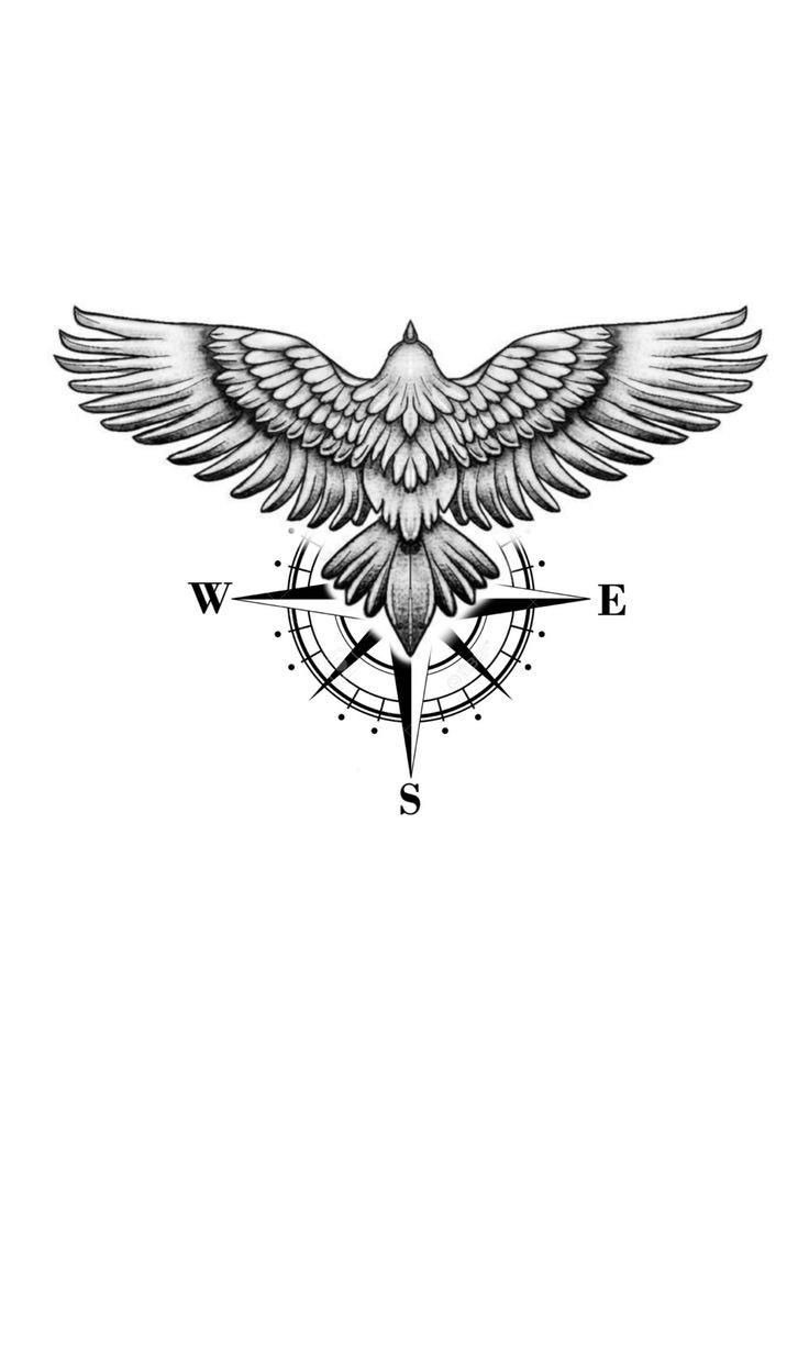 small hawk tattoo designs