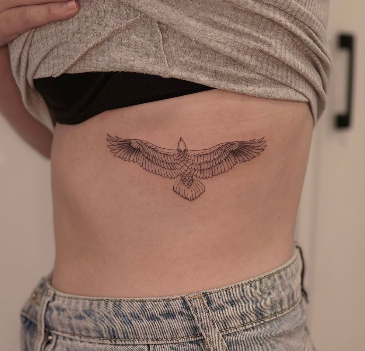 small hawk tattoo 0087