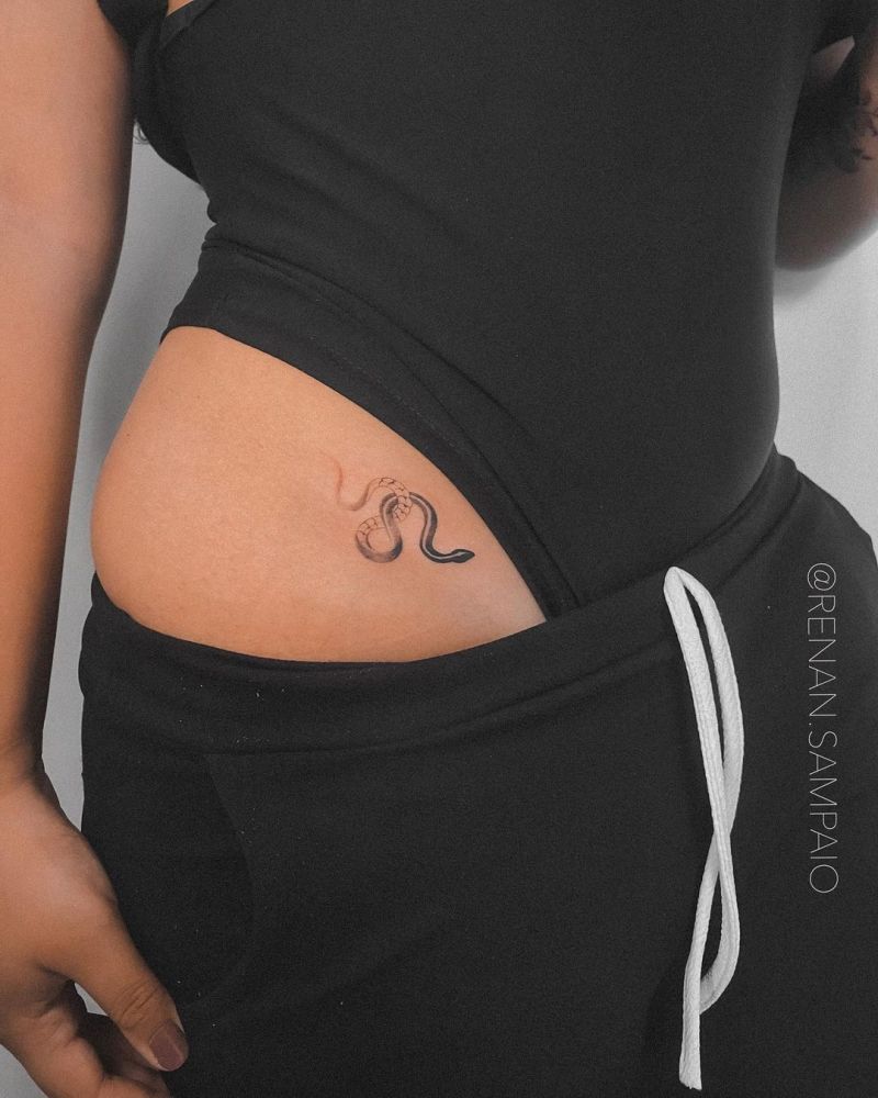 small hip tattoo 0027