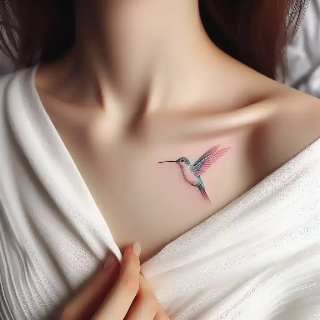 small hummingbird tattoo inspiration