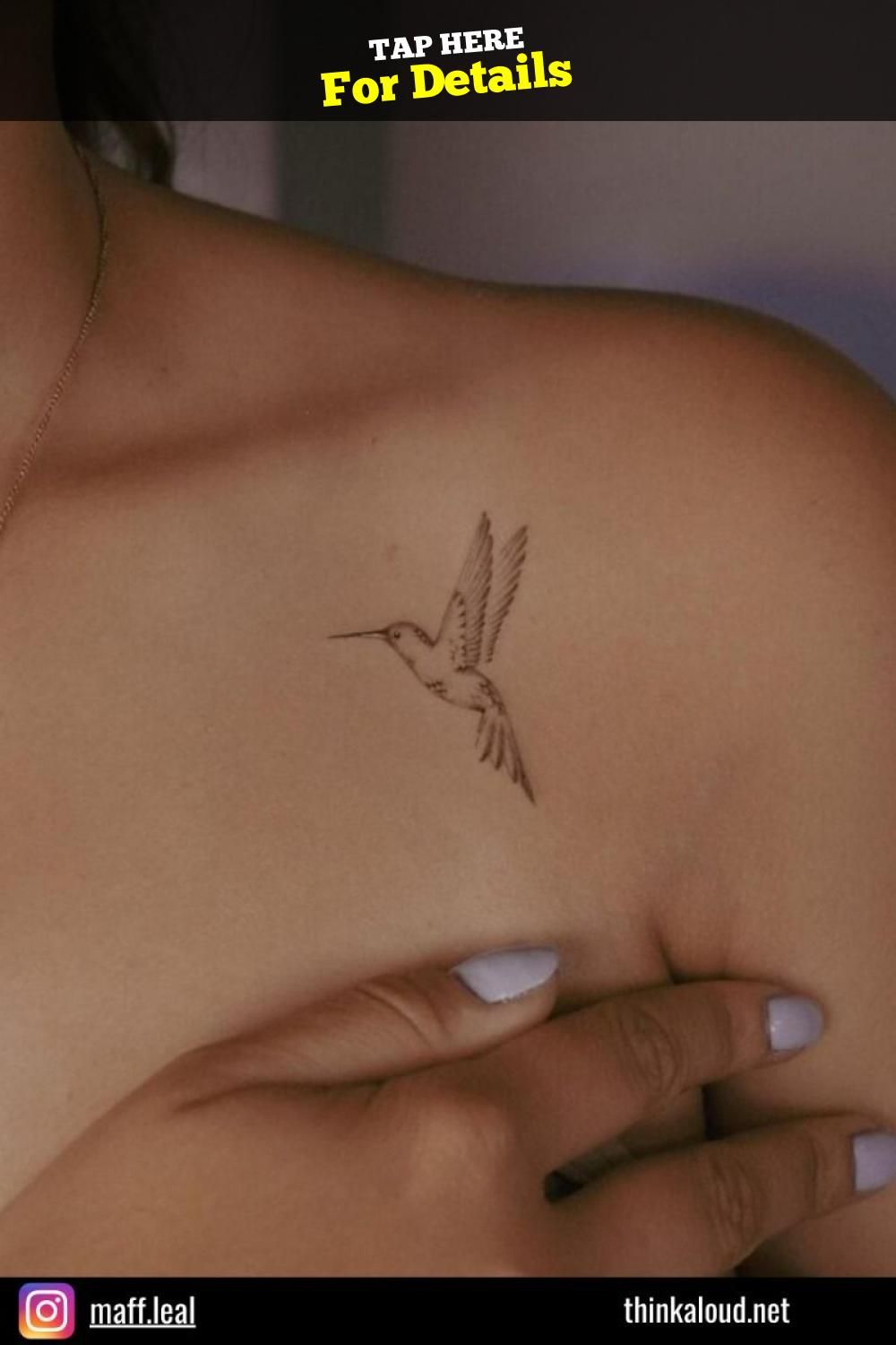 small hummingbird tattoo 0013