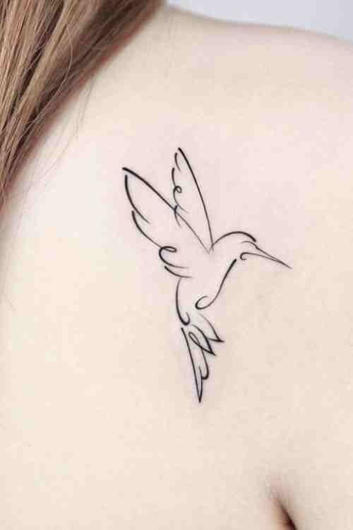 small hummingbird tattoo 0015