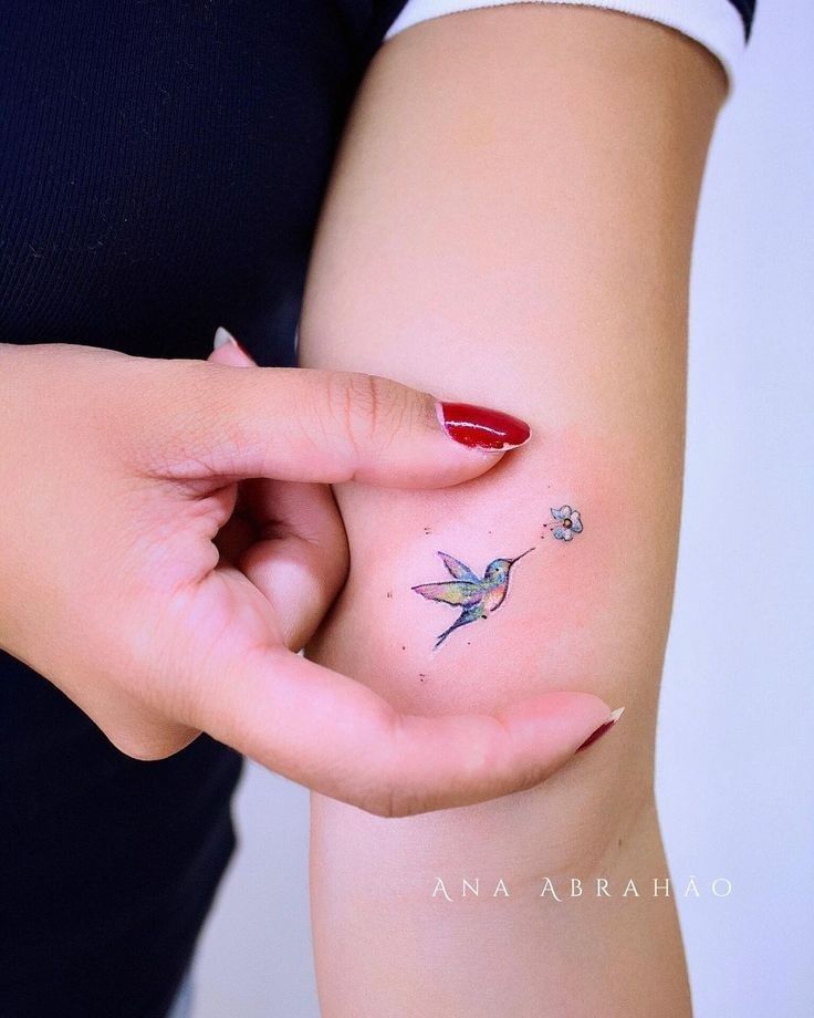 small hummingbird tattoo 0018