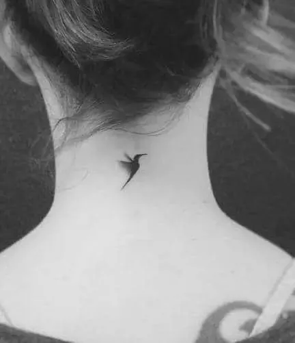 small hummingbird tattoo 0043