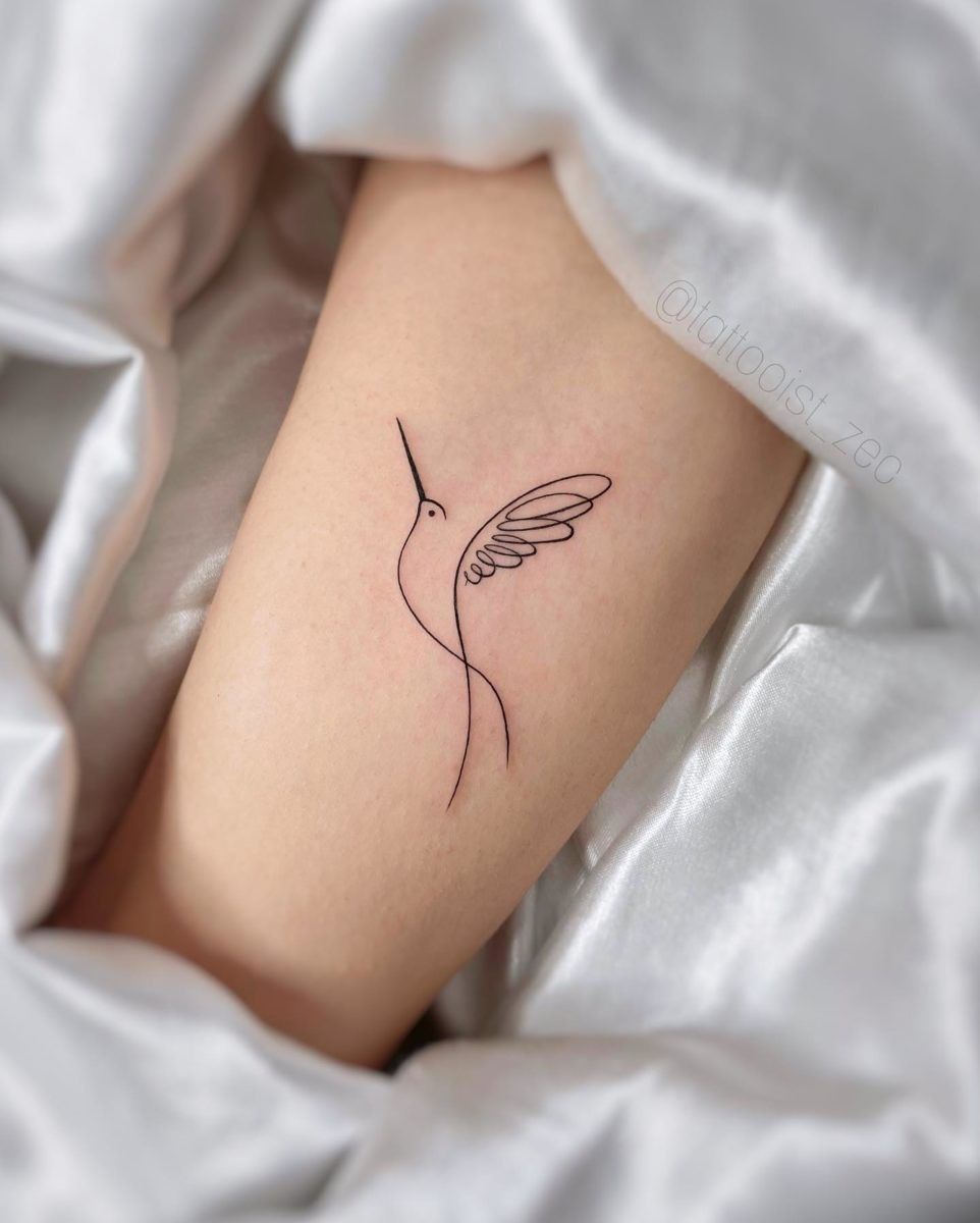 small hummingbird tattoo 0050