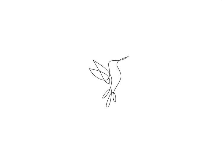 small hummingbird tattoo 0056