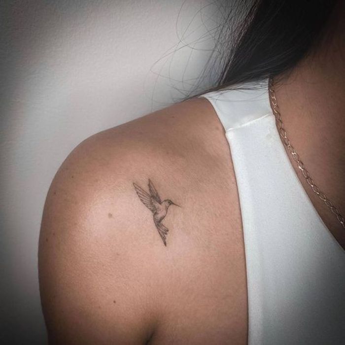 small hummingbird tattoo 0073