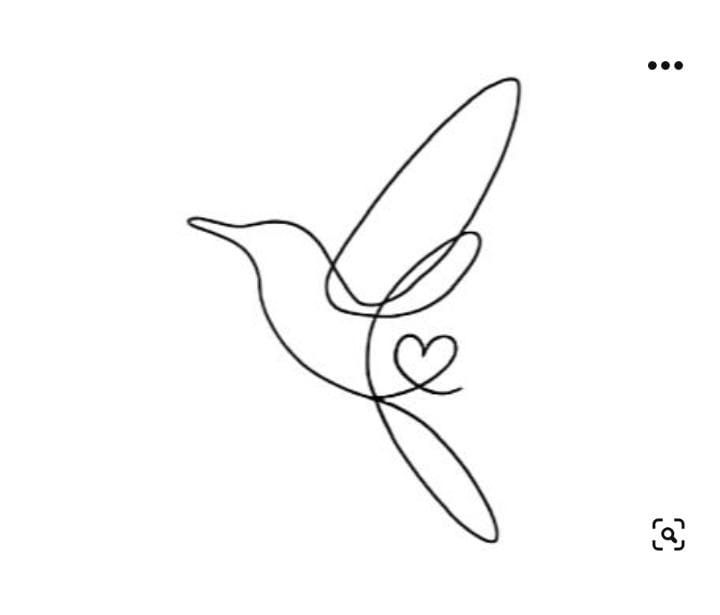 small hummingbird tattoo 0077