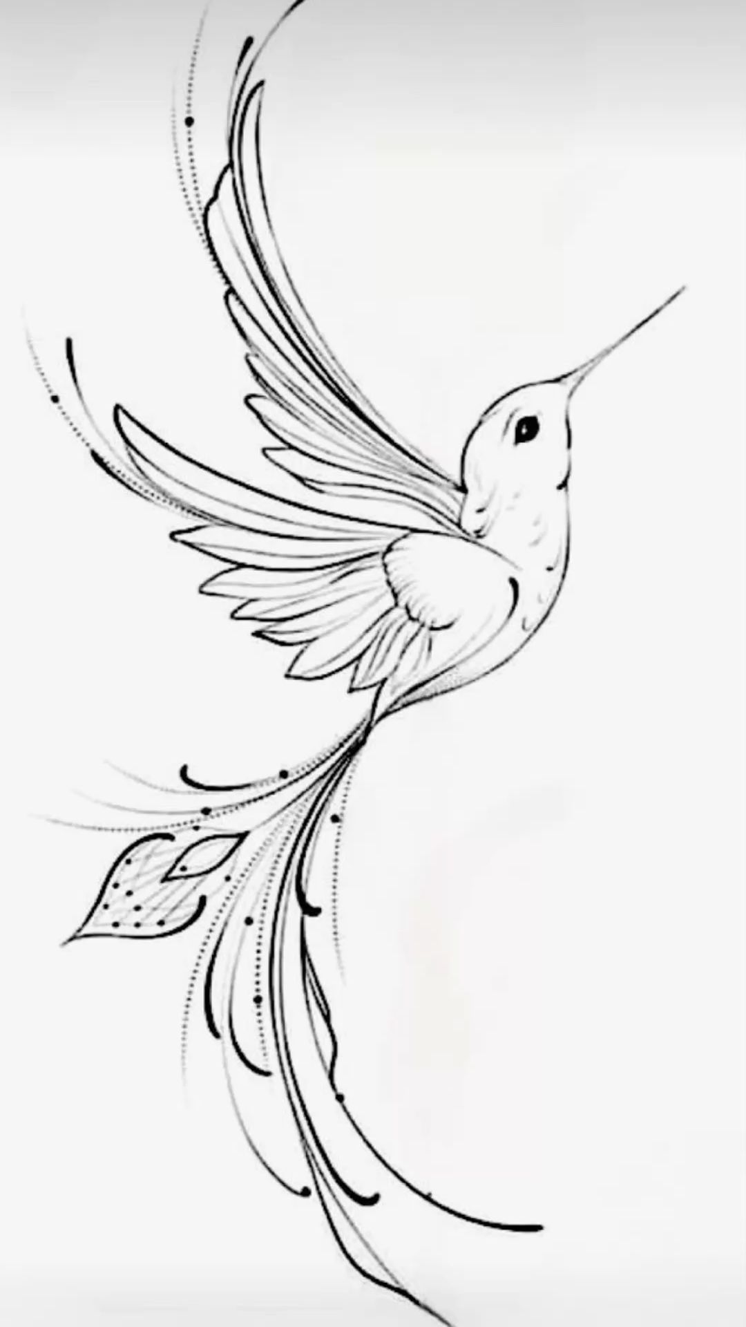 small hummingbird tattoo 0082