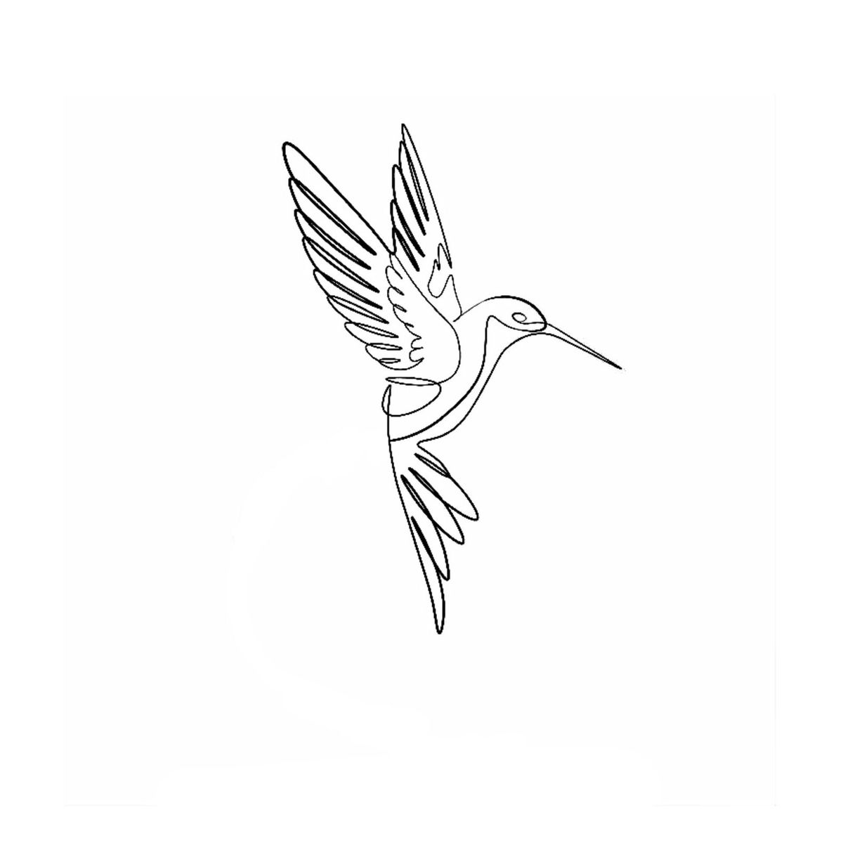 small hummingbird tattoo 0083