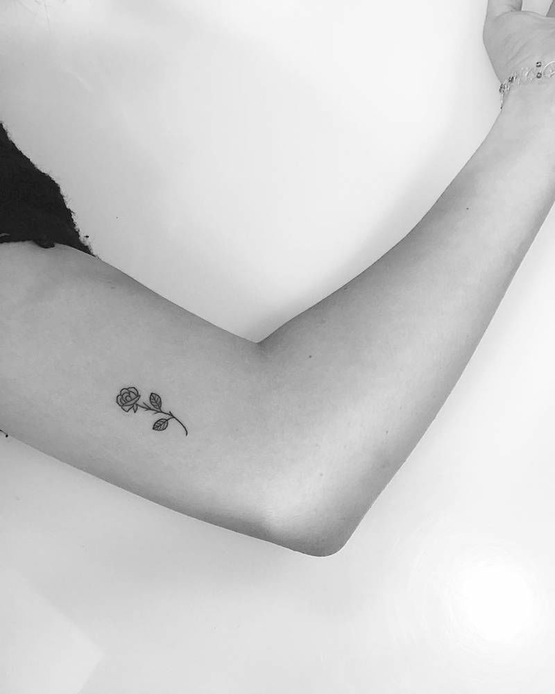 small inner bicep tattoo 0015