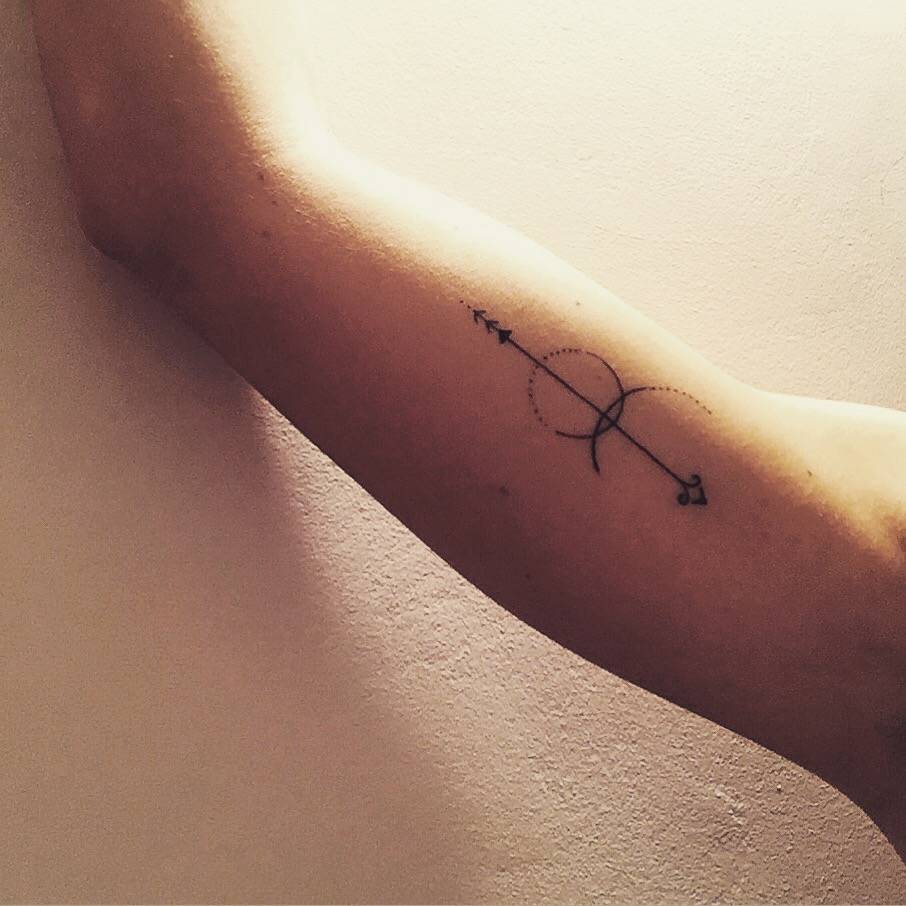 small inner bicep tattoo 0073