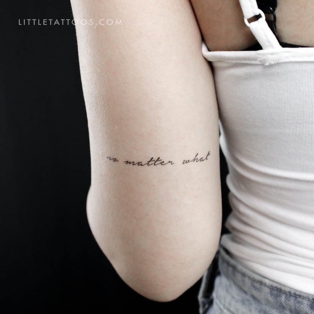 small inner bicep tattoo 0083