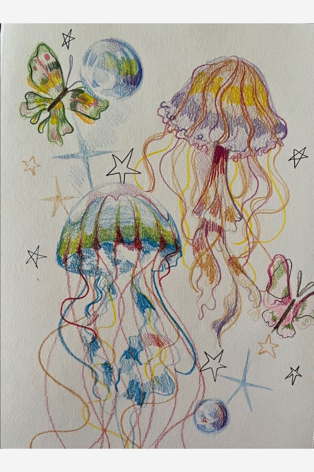 Small jellyfish tattoo 0021