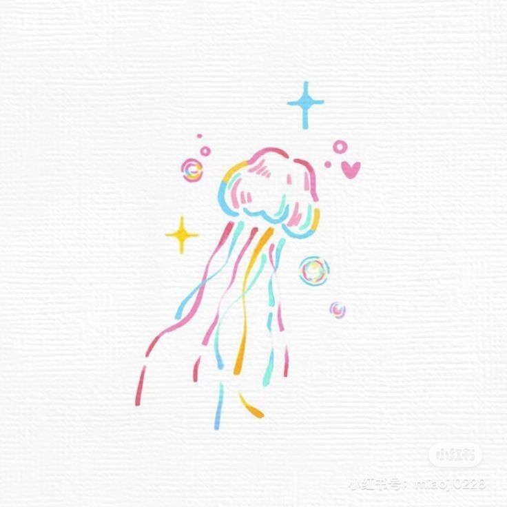 Small jellyfish tattoo 0023