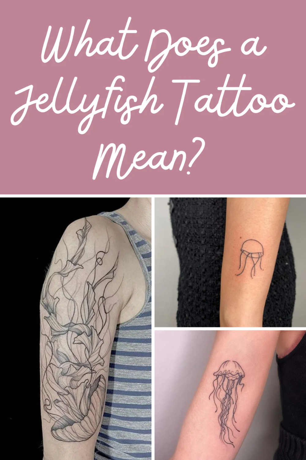 Small jellyfish tattoo 0040