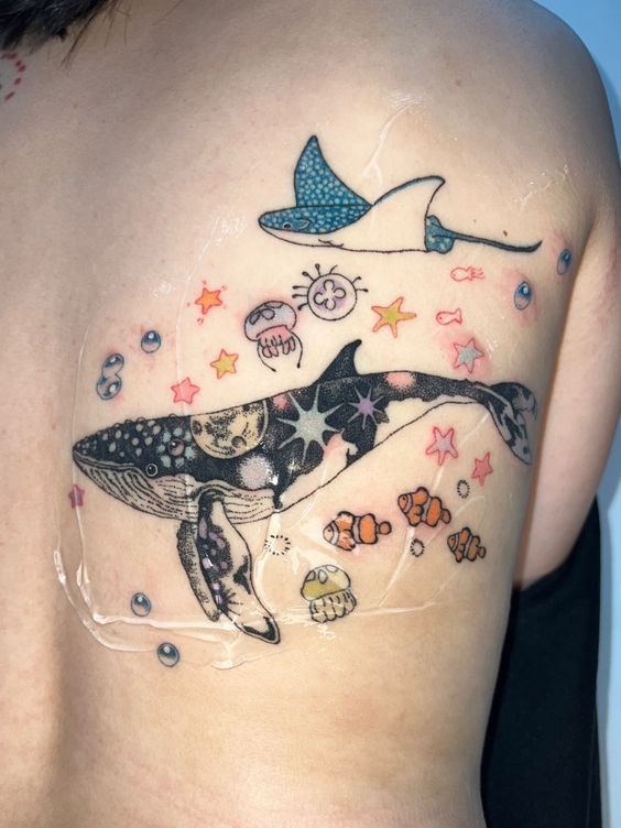 Small jellyfish tattoo 0071