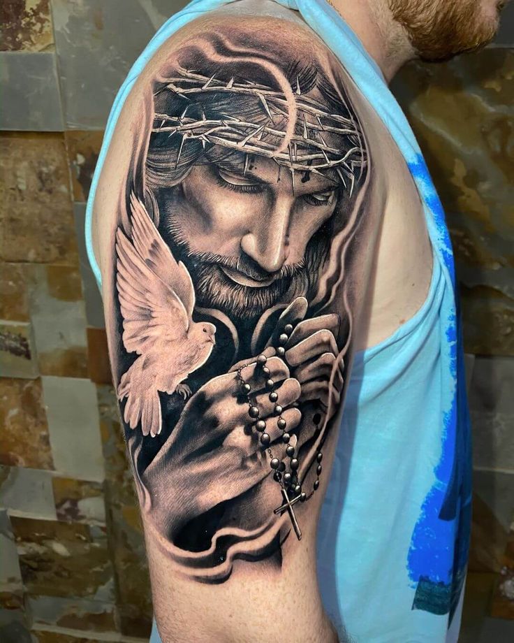 small Jesus tattoo ideas