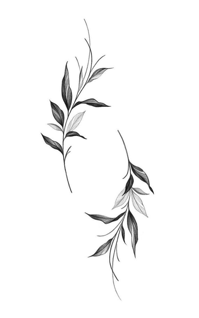 small leaf tattoo ideas