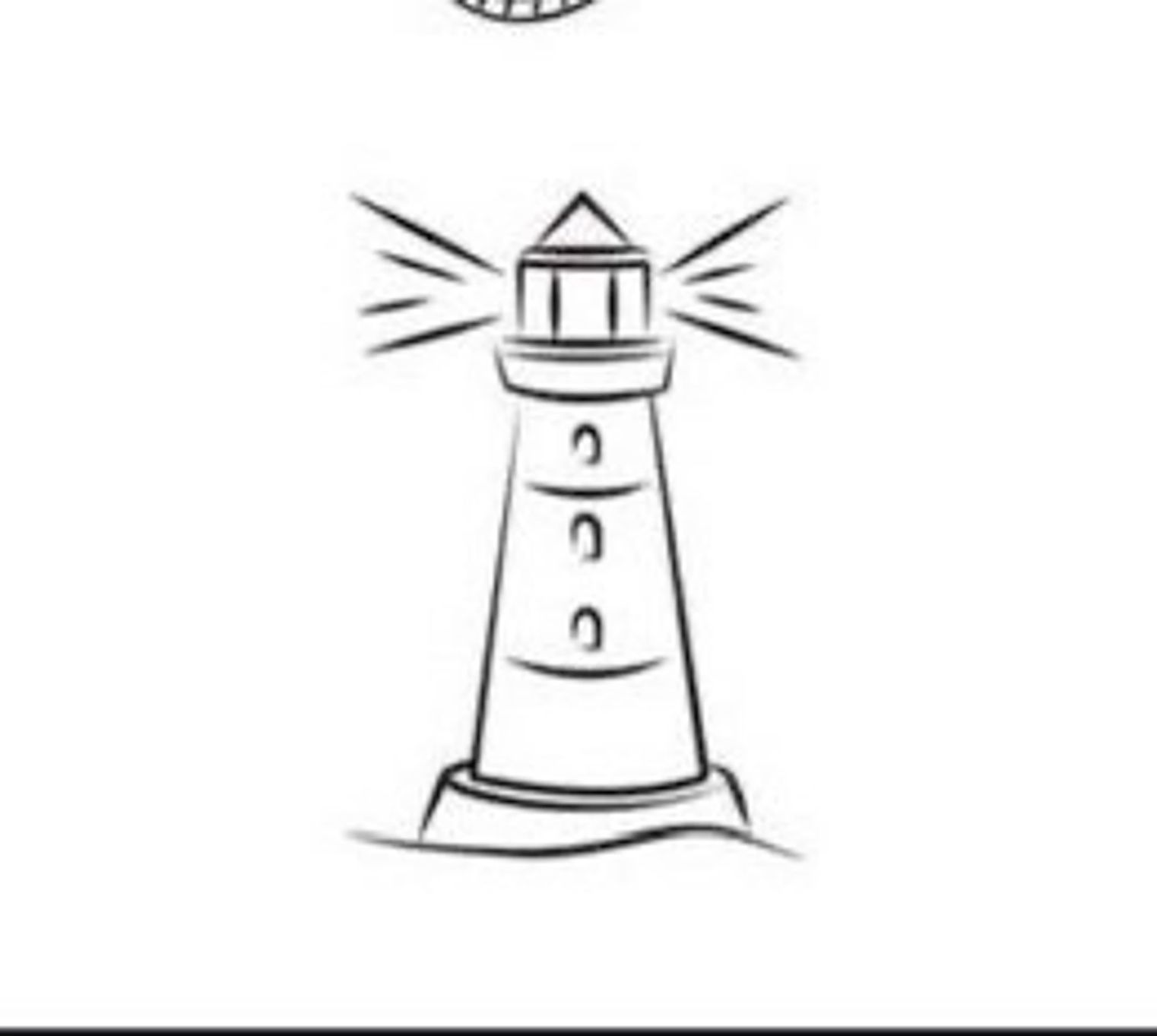 Small lighthouse tattoo designs