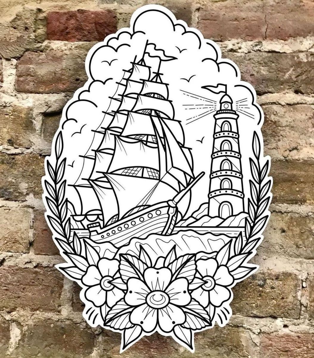 Small lighthouse tattoo placement suggestions