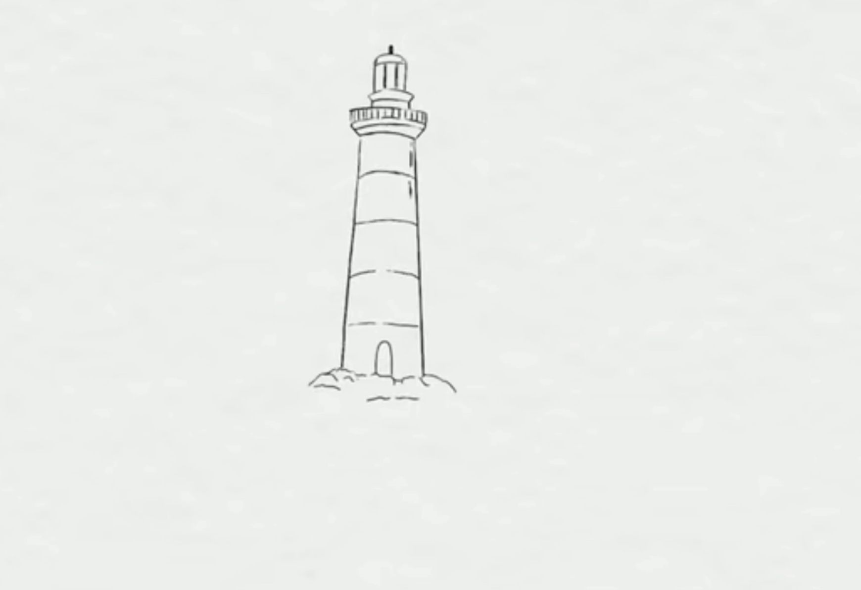 small lighthouse tattoo