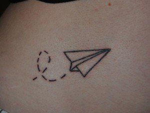 Small lighthouse tattoo 0069