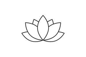 Small lotus flower tattoo 0049