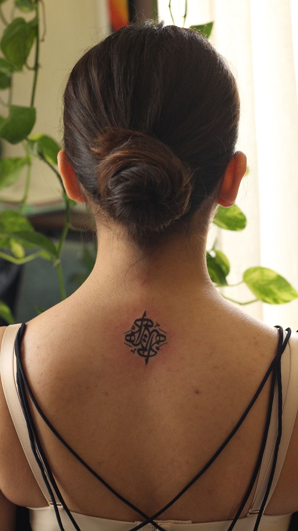 Small lotus flower tattoo 0073