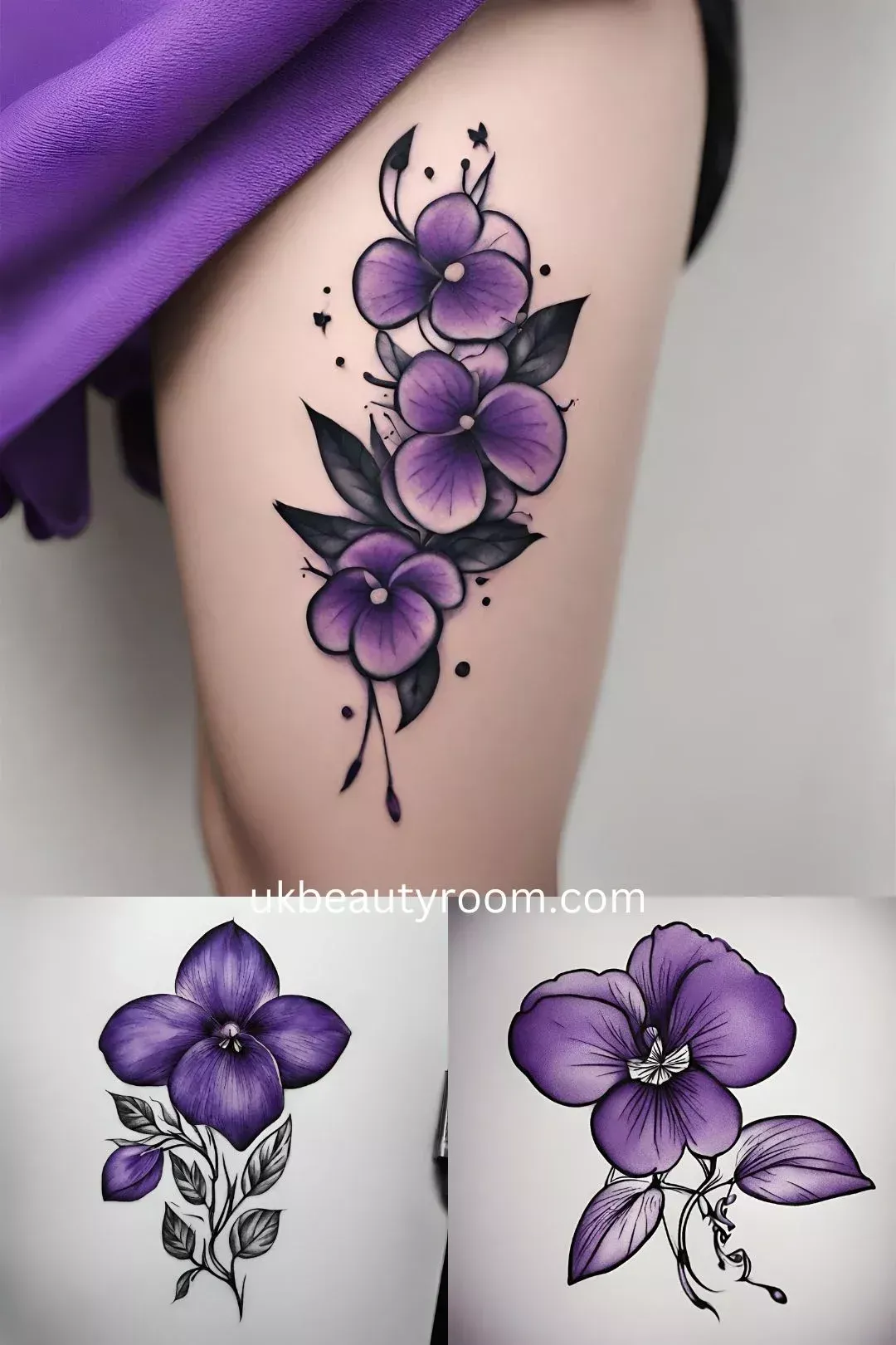 Small lotus flower tattoo 0079