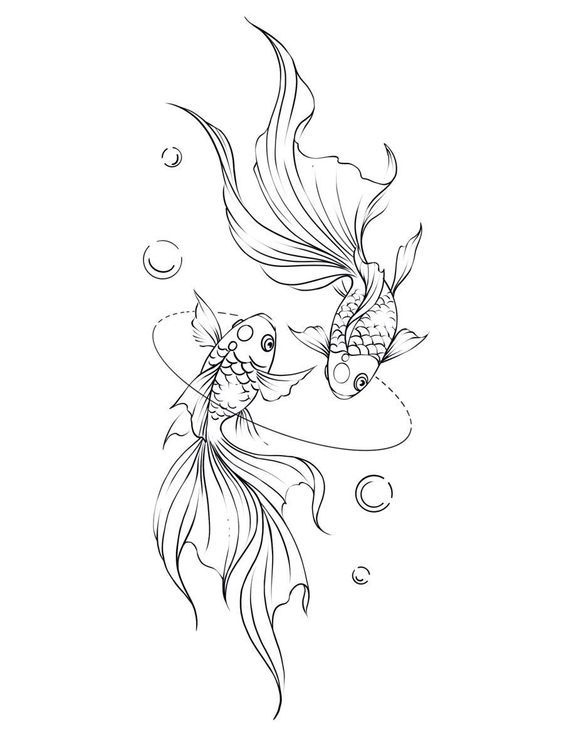 Small mermaid tattoo 0048