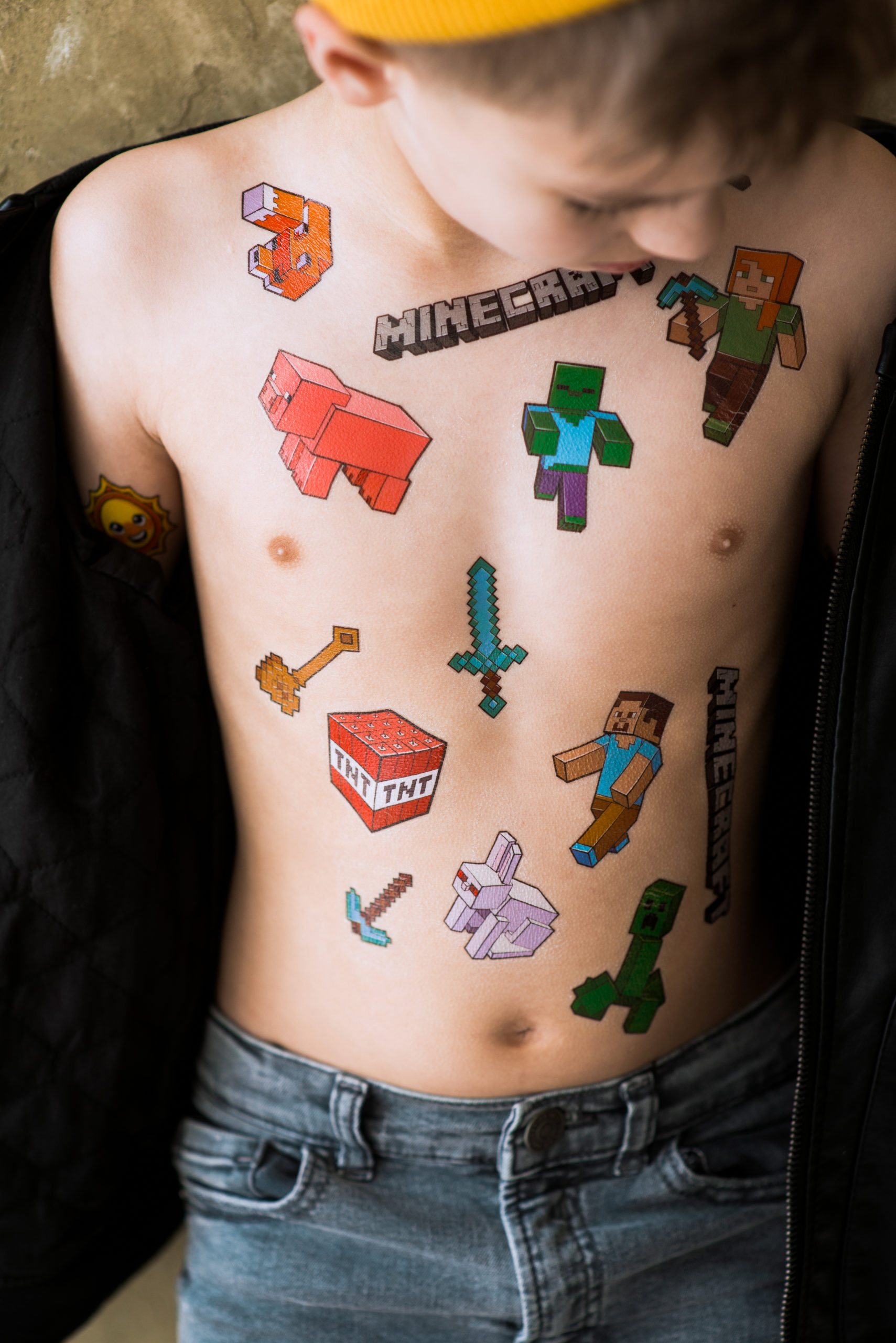 small Minecraft tattoo ideas