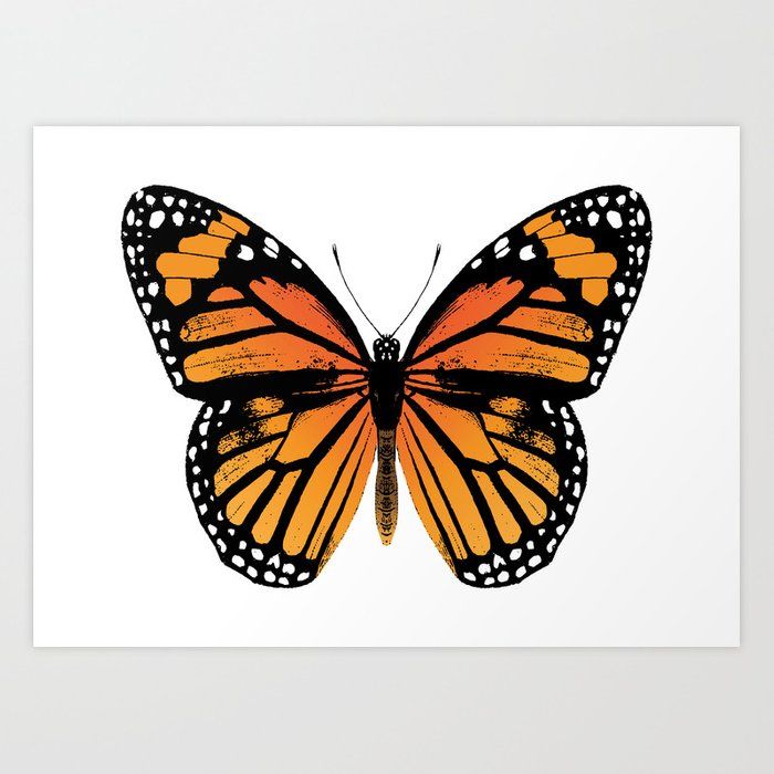 small monarch butterfly tattoo 0039