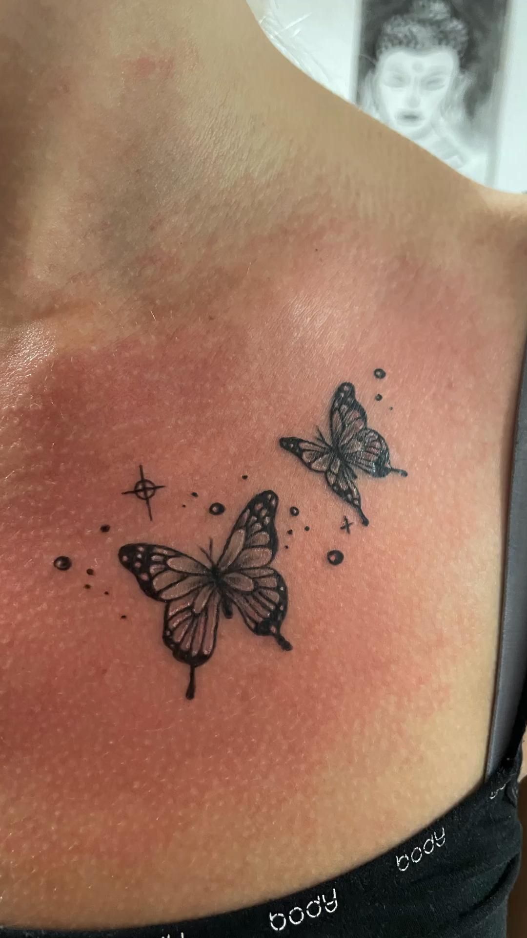 small monarch butterfly tattoo 0061