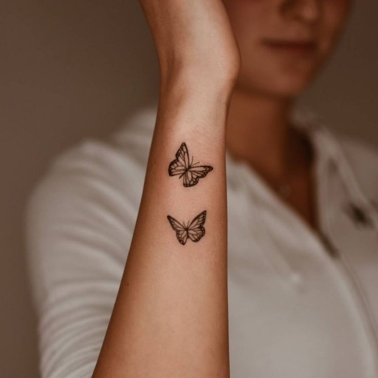 small monarch butterfly tattoo 0074