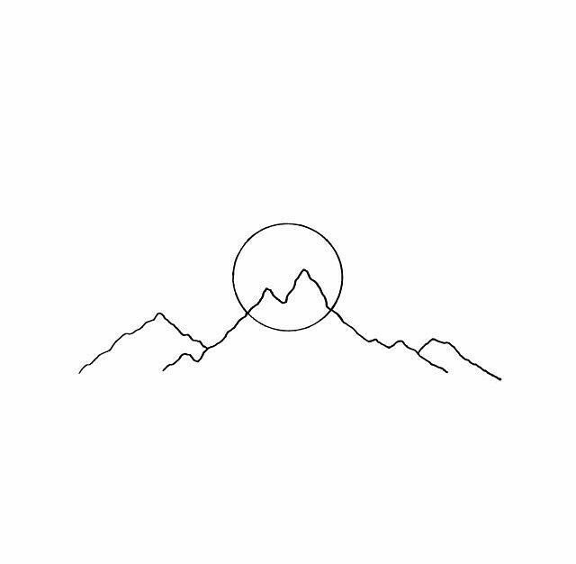 Small mountain tattoo 0060