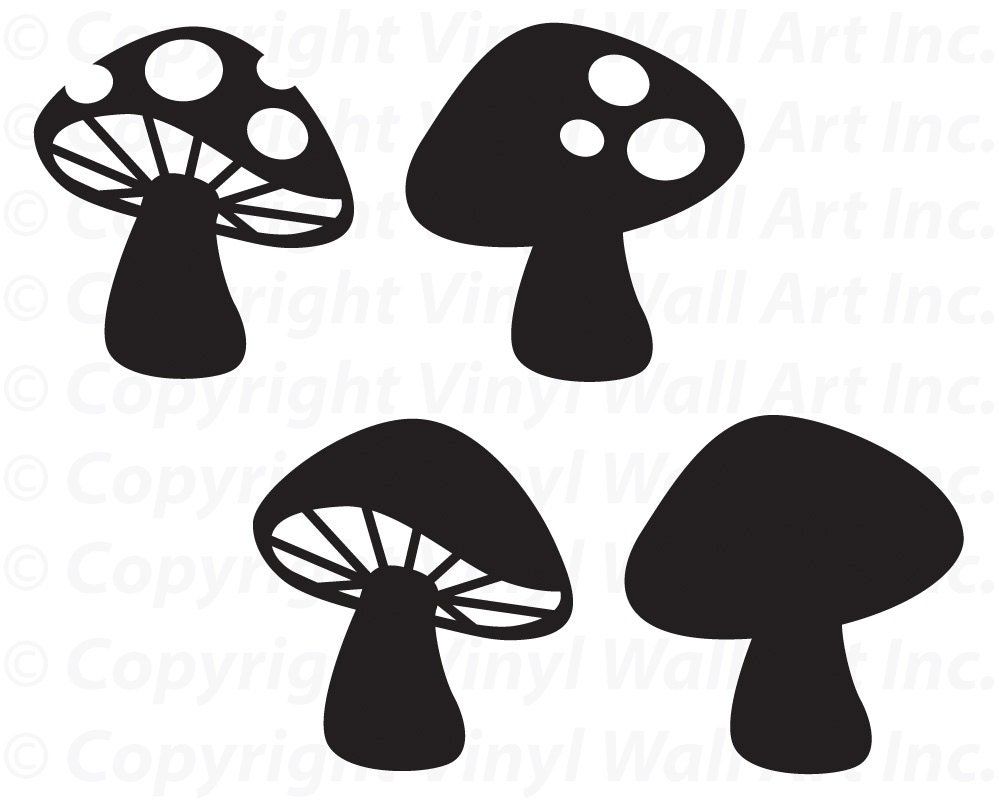 Small mushroom tattoo 0075