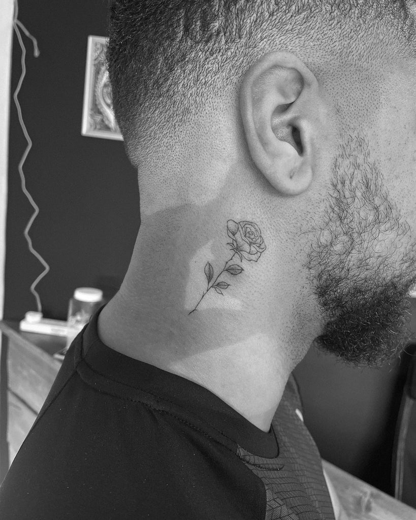 small neck tattoo 0038