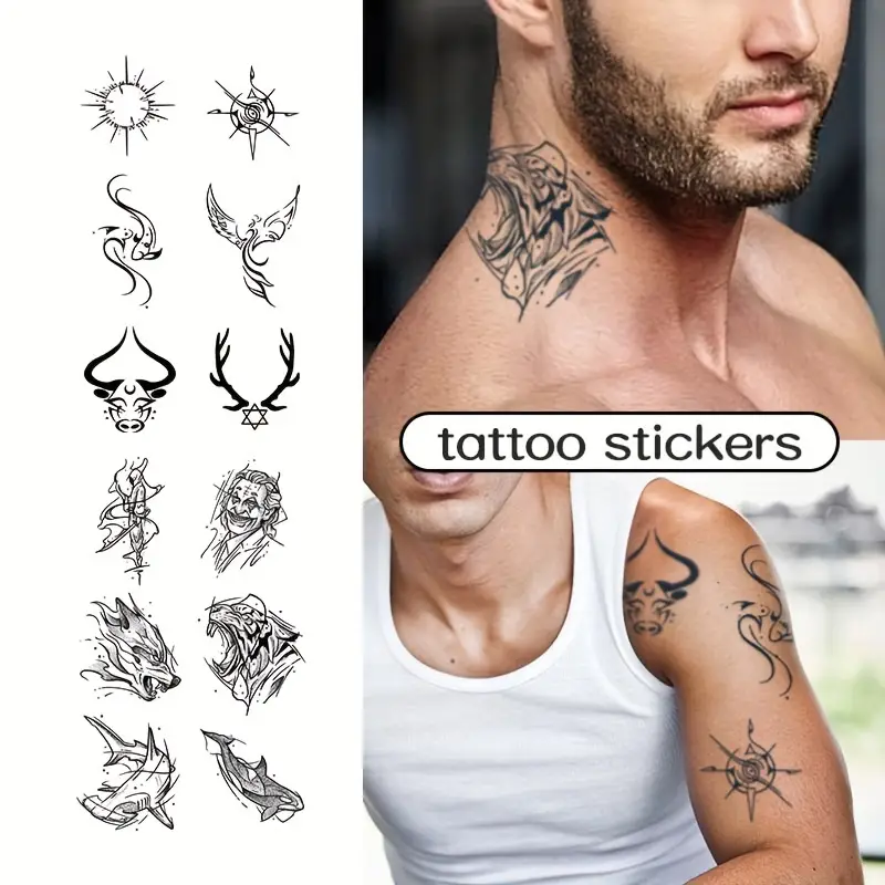 small neck tattoo 0043