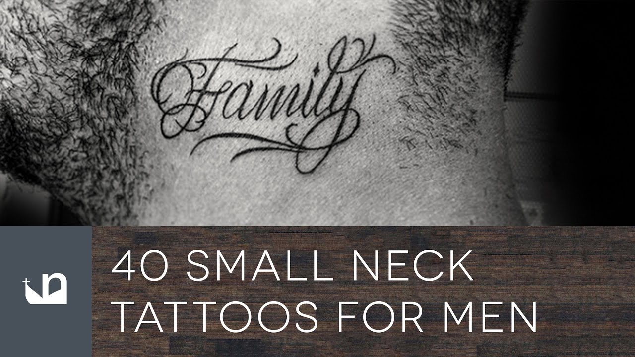 small neck tattoo 0057