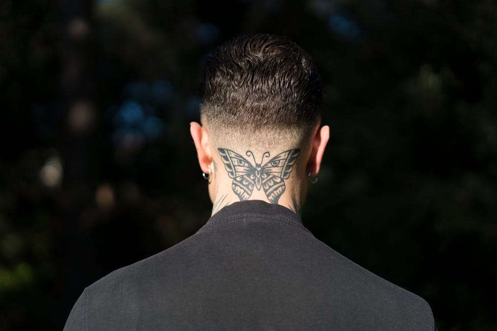 small neck tattoo 0063