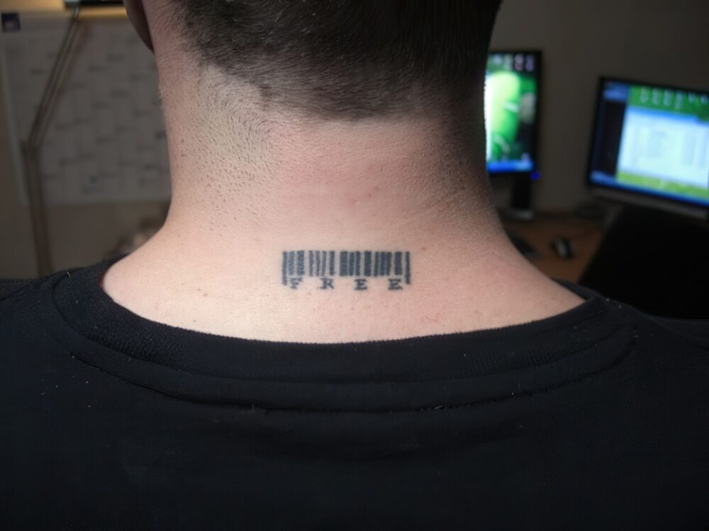 small neck tattoo 0076