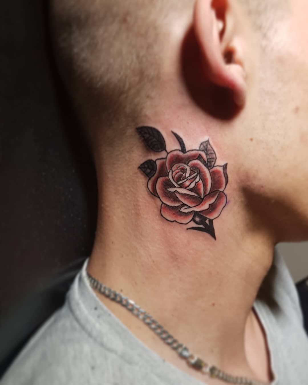 small neck tattoo 0092