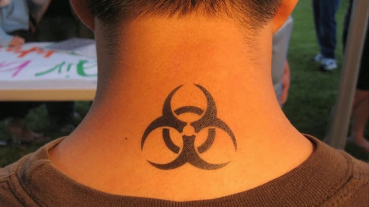 small neck tattoo 0095